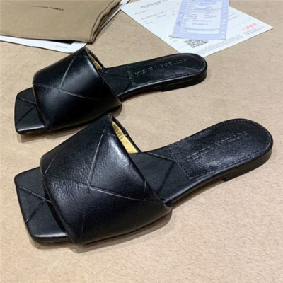 Bottega Veneta 2021 Women's Leather Slipper - 보테가베네타 2021 여성용 슬리퍼,Size(225-250),BVS0200,블랙