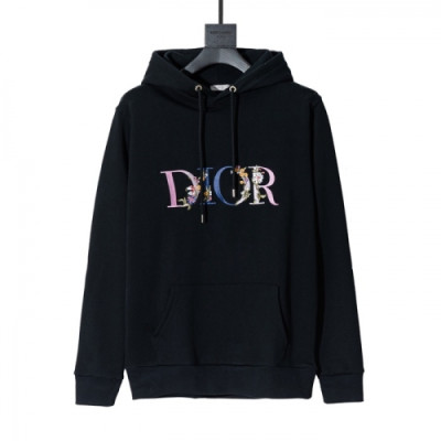 [디올]Dior 2020 Mm/Wm  Logo Casual Cotton Hoodie - 디올 2020 남/녀 로고 캐쥬얼 코튼 후디 Dio0989x.Size(xs - l).블랙