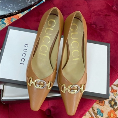 Gucci 2020 Women's Leather High Heel - 구찌 2020 여성용 레더 하이힐,Size(225-250),GUCS1307,카키