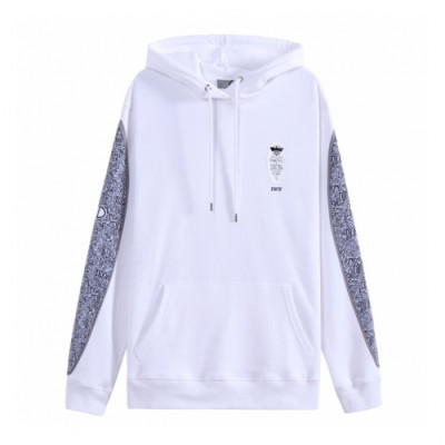 [디올]Dior 2020 Mm/Wm  Logo Casual Cotton Hoodie - 디올 2020 남/녀 로고 캐쥬얼 코튼 후디 Dio01009x.Size(xs - l).화이트