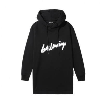 [발렌시아가]Balenciaga 2020 Womens Logo Cotton Hoodie - 발렌시아가 2020 여성 로고 코튼 후디 Bal0878x.Size(s - l).블랙