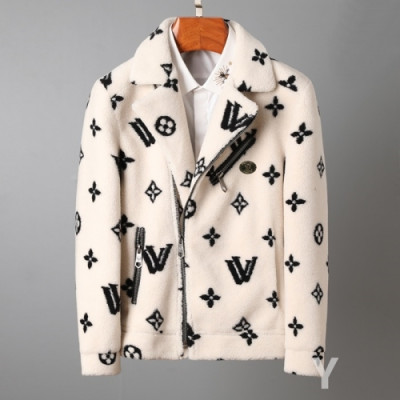 [루이비통]Louis vuitton 2020 Mens Logo Leather Jackets - 루이비통 2020 남성 로고 가죽 자켓 Lou02467x.Size(m - 3xl).화이트