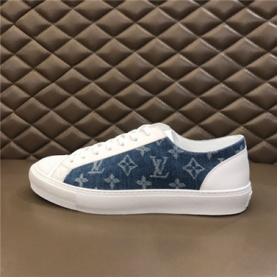 Louis Vuitton 2020 Men's Leather Sneakers - 루이비통 2020 남성용 레더 스니커즈,Size(240-270),LOUS1529,블루