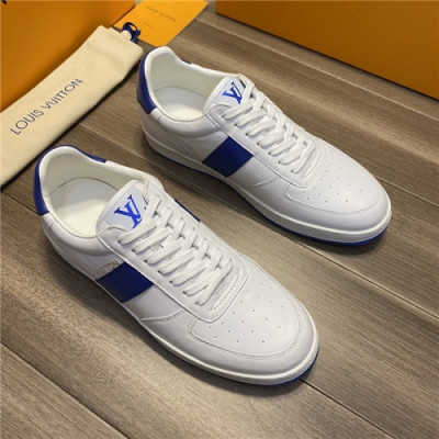 Louis Vuitton 2020 Men's Leather Sneakers - 루이비통 2020 남성용 레더 스니커즈,Size(240-270),LOUS1539,화이트