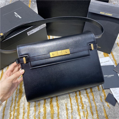 Saint Laurent 2020 Women's Manhattan Chain Shoulder Bag,29cm - 입생로랑 2020 여성용 맨하튼 체인 숄더백,29cm,SLB0619,블랙