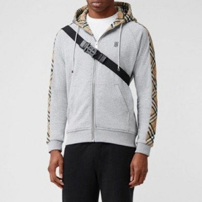 [버버리]Burberry 2020 Mens Logo Casual Cotton Hoodie - 버버리 2020 남성 로고 캐쥬얼 코튼 후드티 Bur03460x.Size(s - l).그레이