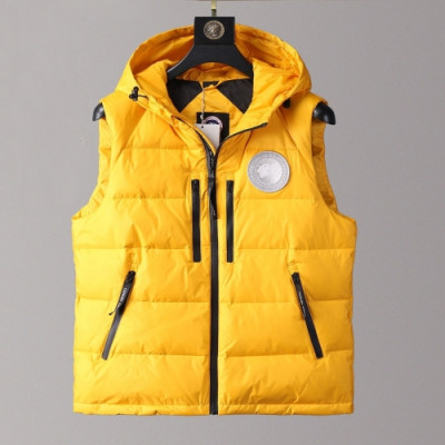 Canada Goose 2020 Mens Logo Duck Down Padding Vest - 캐나다구스 2020 남성 로고 덕다운 패딩조끼 Can0355x.Size(m - 3xl).옐로우