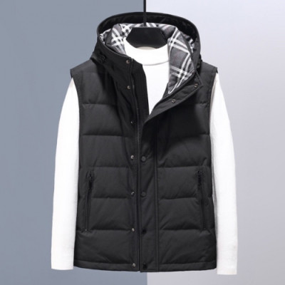 [버버리]Burberry 2020 Mens Logo Casual Down Vest - 버버리 2020 남성 로고 캐쥬얼 다운 조끼 Bur03474x.Size(m - 3xl).블랙