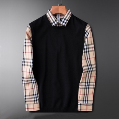 [버버리]Burberry 2020 Mens Casual Sweaters - 버버리 2020 남성 캐쥬얼 스웨터 Bur03488x.Size(m - 4xl).블랙