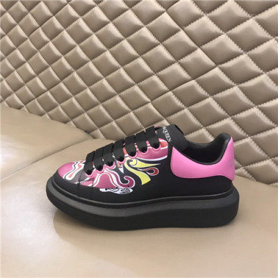 Alexander Mcqueen 2020 Women's Leather Sneakers - 알렉산더맥퀸 2020 여성용 레더 스니커즈,Size(225-250),AMQS0205,블랙