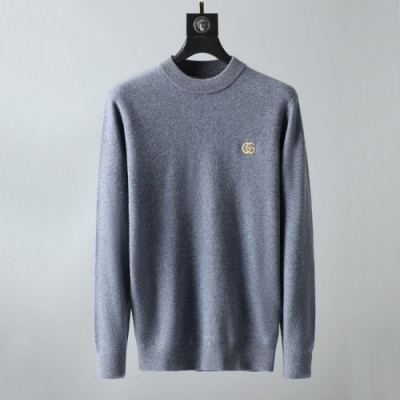 [구찌]Gucci 2020 Mens Logo Crew-neck Sweaters - 구찌 2020 남성 로고 크루넥 스웨터 Guc03298x.Size(m - 3xl).그레이