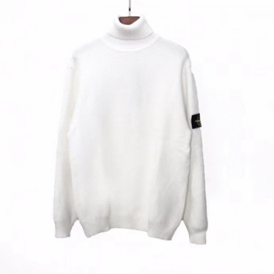 [매장판]Stone Island 2020 Mens Casual Turtle-neck Sweaters - 스톤아일랜드 2020 남성 캐쥬얼 터틀넥 스웨터 Sto0302x.Size(m - 2xl).화이트