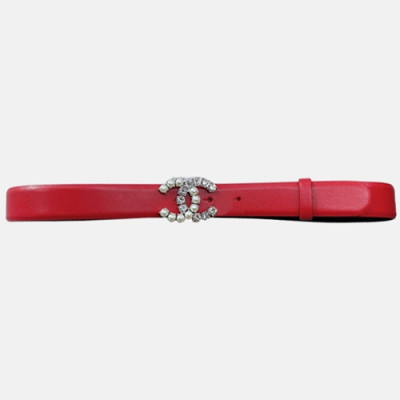 Chanel 2020 Women's Leather Belt - 샤넬 2020 여성용 레더 벨트,3cm,레드