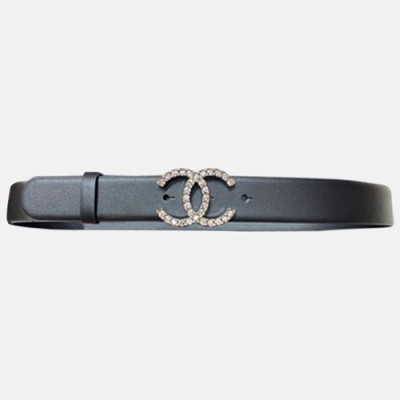 Chanel 2020 Women's Leather Belt - 샤넬 2020 여성용 레더 벨트,3cm,블랙