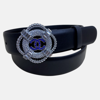 Chanel 2020 Women's Leather Belt - 샤넬 2020 여성용 레더 벨트,3cm,블랙