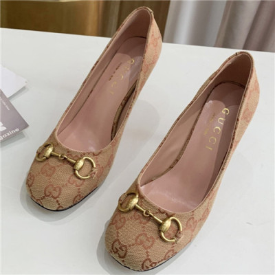 Gucci 2020 Women's Leather High Heel - 구찌 2020 여성용 레더 하이힐,Size(225-250),GUCS1361,베이지