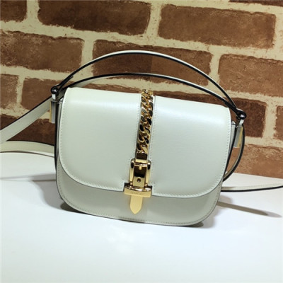 [구찌] Gucci 2020 Women's Leather Tote Shoulder Bag,17cm - 구찌 2020 여성용 레더 토트 숄더백,17cm,GUB1242,화이트