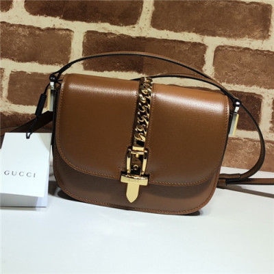 [구찌] Gucci 2020 Women's Leather Tote Shoulder Bag,17cm - 구찌 2020 여성용 레더 토트 숄더백,17cm,GUB1243,브라운