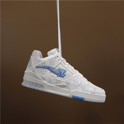 Louis Vuitton 2020 Men's Leather Sneakers - 루이비통 2020 남성용 레더 스니커즈,Size(240-270),LOUS1629,화이트