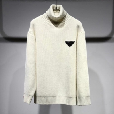 [프라다]Prada 2020 Mens Turtle-neck Sweaters - 프라다 2020 남성 터틀넥 스웨터 Pra02152x.Size(m - 2xl).화이트