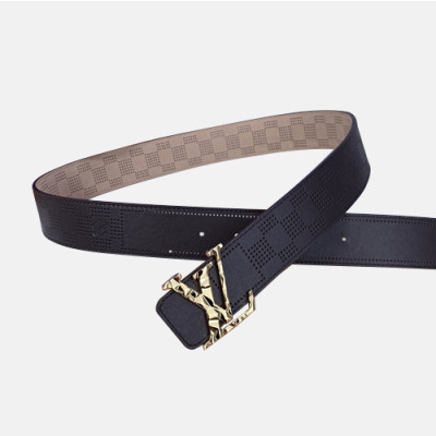 Louis Vuitton 2020 Men's Leather Belt - 루이비통 2020 남성용 레더 벨트,Size(4cm),LOUBT0154,브라운