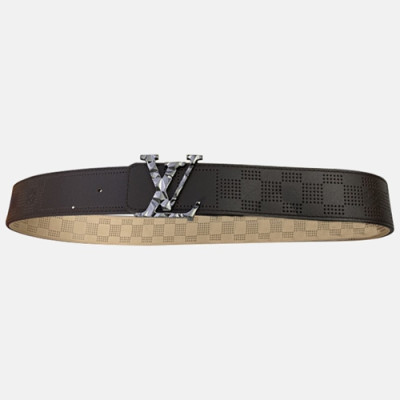 Louis Vuitton 2020 Men's Leather Belt - 루이비통 2020 남성용 레더 벨트,Size(4cm),LOUBT0155,브라운