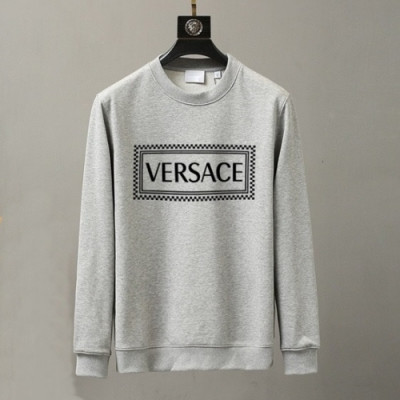 [베르사체]Versace 2020 Mens Medusa Crew-neck Cotton Tshirts - 베르사체 2020 남성 메두사 크루넥 코튼 긴팔티 Ver0774x.Size(m - 3xl).그레이