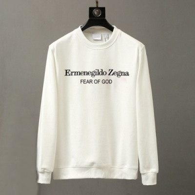 Ermenegildo Zegna 2020 Mens Casual Cotton Tshirts - 에르메네질도 제냐 2020 남성 캐쥬얼 코튼 긴팔티 Zeg0244x.Size(m - 3xl).화이트