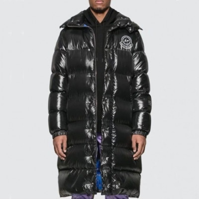 [몽클레어]Moncler 2020 Mens Patch Logo Modern Duck Down Padding - 몽클레어 2020 남성 패치 로고 모던 덕다운 패딩 Moc02106x.Size(s - 2xl).블랙