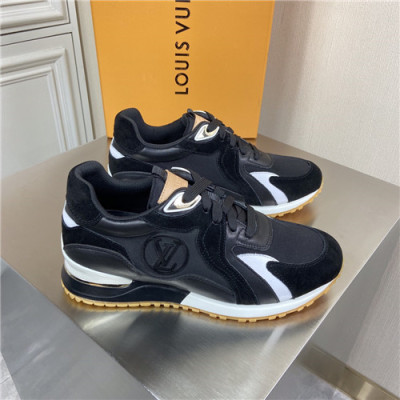 Louis Vuitton 2020 Men's Leather Sneakers - 루이비통 2020 남성용 레더 스니커즈,Size(240-270),LOUS1653,블랙