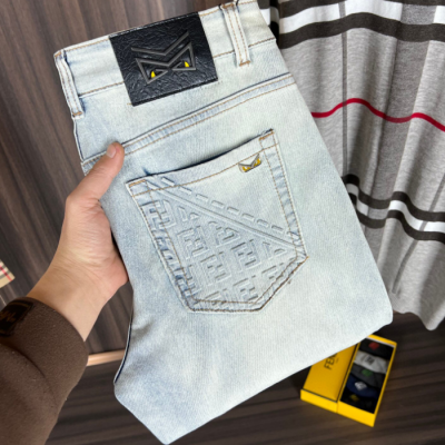 Fendi 2025 Mens Basic Casual Pants - 펜디 2025 남성 베이직 캐쥬얼 팬츠 Fen0913x.Size(29 - 38).블랙