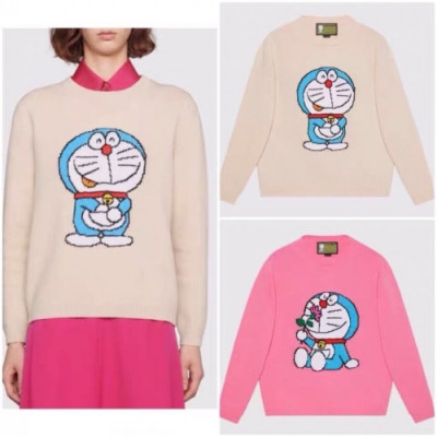 Gucci 2021 Womens Logo Crew-neck Sweaters - 구찌 2021 여성 로고 크루넥 스웨터 Guc03341x.Size(s - l).아이보리