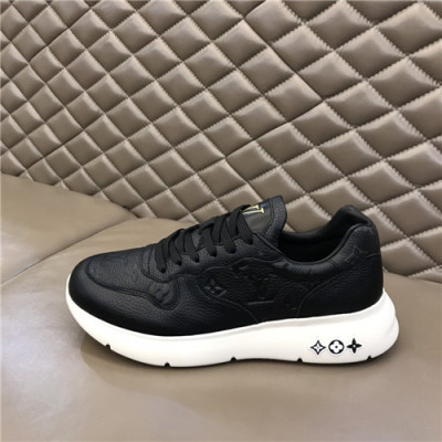 Louis Vuitton 2020 Men's Leather Sneakers - 루이비통 2021 남성용 레더 스니커즈,Size(240-270),LOUS1720,블랙