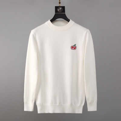 [구찌]Gucci 2021 Mens Logo Crew-neck Sweaters - 구찌 2021 남성 로고 코튼 스웨터 Guc03358x.Size(m - 3xl).화이트