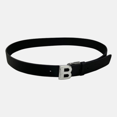 Bally 2021 Men's Leather Belt - 발리 2021 남성용 레더 벨트, BLYBT0049,블랙