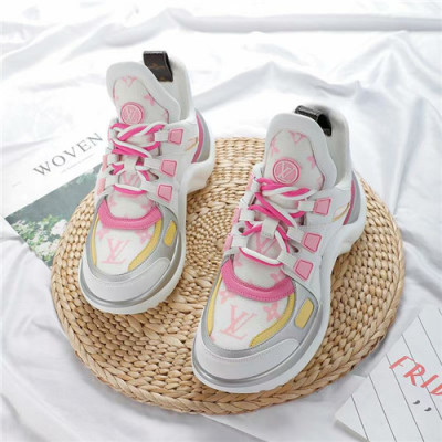 Louis Vuitton 2020 Women's Leather Sneakers - 루이비통 2020 여성용 레더 스니커즈,Size(225-250),LOUS1743,화이트