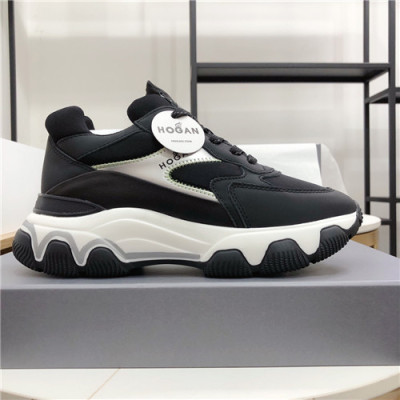 Hogan 2021 Women's Leather Sneakers - 호간 2021 여성용 레더 스니커즈,Size(225-250),HOGS0058,블랙