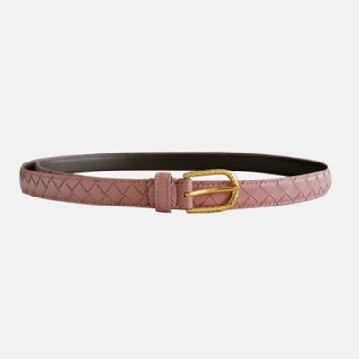 Bottega Veneta 2021 Women's Leather Belt - 보테가 베네타 2021 여성용 레더 벨트,BOTBT0039,핑크