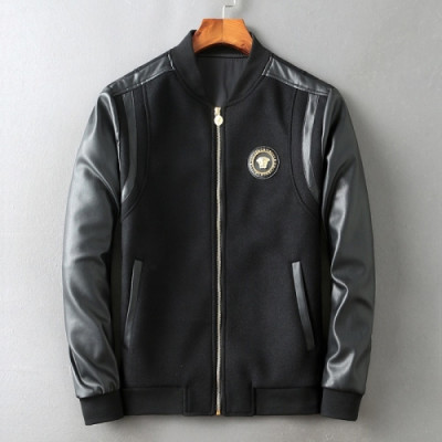 [베르사체]Versace 2021 Mens Medusa Casual Down Jackets - 베르사체 2021 남성 메두사 캐쥬얼 다운 자켓 Ver0781x.Size(l - 5xl).블랙