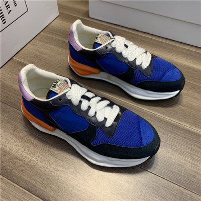 Mihara Yasuhiro 2021 Men's Leather Sneakers - 미하라 야스히로 2021 남성용 레더 스니커즈,Size(240-270),MYS0010,블루