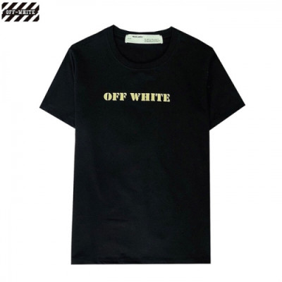 [오프화이트]Off-white 2021 Mm/Wm Printing Logo Crew - neck Cotton Short Sleeved Tshirts - 오프화이트 2021 남/녀 프린팅 로고 코튼 반팔티 Off0638x.Size(s - 2xl).블랙