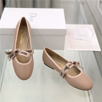 Dior 2021 Women's Leather Flat - 디올 2021 여성용 레더 플렛,Size(225-250),DIOS0315,베이지