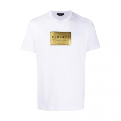 [베르사체]Versace 2021 Mens Logo Short Sleeved Tshirts - 베르사체 2021 남성 메두사 반팔티 Ver0783x.Size(s - 3xl).화이트