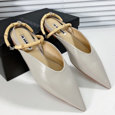 Jil Sander 2021 Women's Leather Flat - 질샌더 2021 여성용 레더 플렛,Size(225-250),JILS0001,베이지