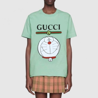 [매장판]Gucci 2021 Mm/Wm Logo Short Sleeved Tshirts - 구찌 2021 남/녀 로고 반팔티 Guc03418x.Size(s - l).민트