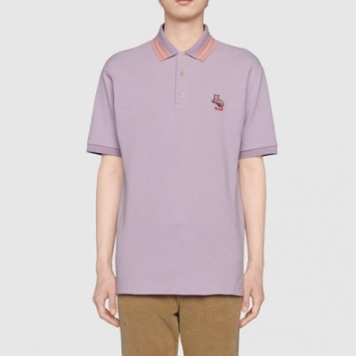 [매장판]Gucci 2021 Mm/Wm Logo Short Sleeved Polo Tshirts - 구찌 2021 남/녀 로고 폴로 반팔티 Guc03423x.Size(xs - l).퍼플