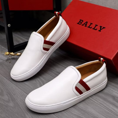 Bally 2024 Mens Leather Loafer - 발리 2024 남성용 레더 로퍼, Size(240-275),BALS0152,화이트