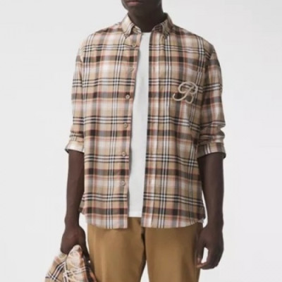 [버버리]Burberry 2021 Mens Vintage Basic Tshirts - 버버리 2021 남성 빈티지 베이직 셔츠 Bur03682x.Size(s - 2xl).옐로우