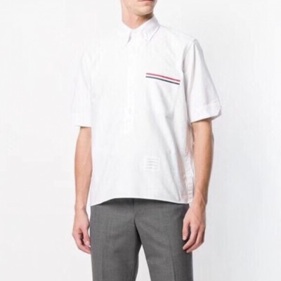 [톰브라운]Thom Browne 2021 Mens Casual Short Sleeved Tshirts - 톰브라운 2021 남성 캐쥬얼 반팔티 Thom1207x.Size(s - 2xl).화이트