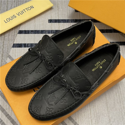 Louis Vuitton 2021 Men's Leather Loafer - 루이비통 2021 남성용 레더 로퍼,Size(240-270),LOUS1809,블랙